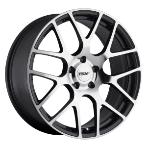 TSW Wheels – NURBURGRING – Gunmetal – 17″x8″ 35mm – Summer Wheels – 1780NUR355100S72